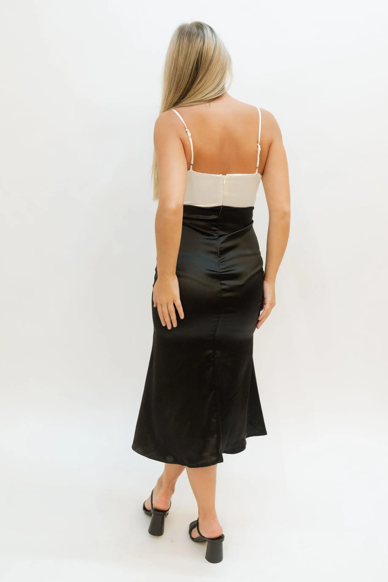 Miranda Slip On Midi Dress