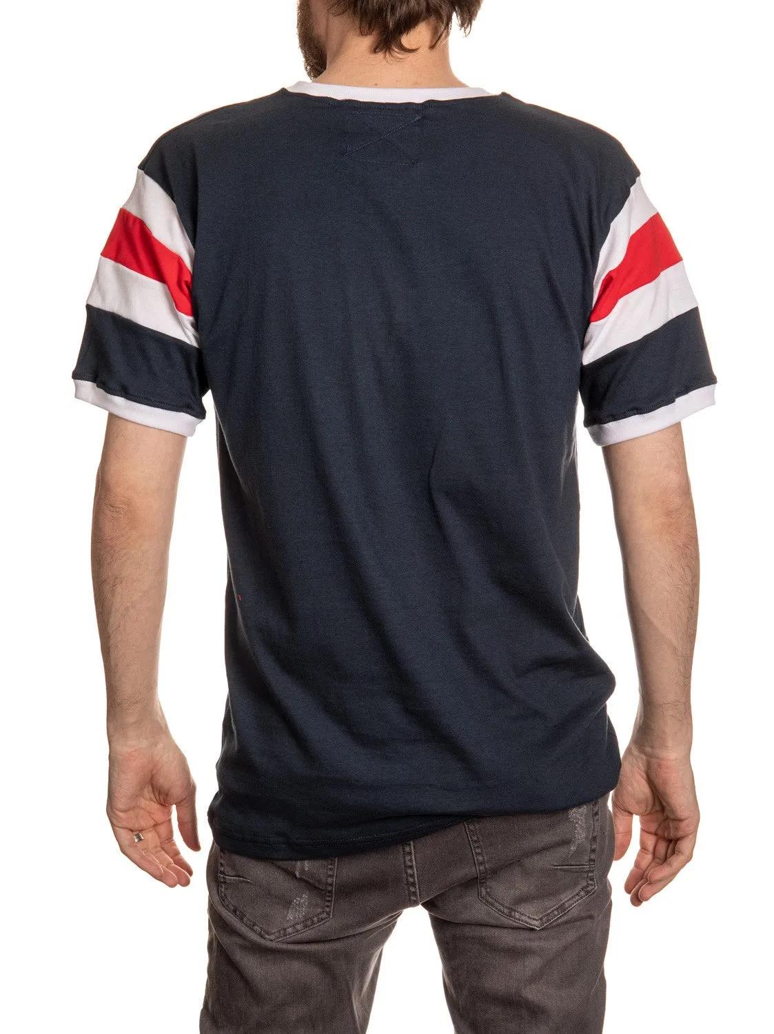 Montreal Canadiens Retro Varsity Inset Sleeve T-Shirt