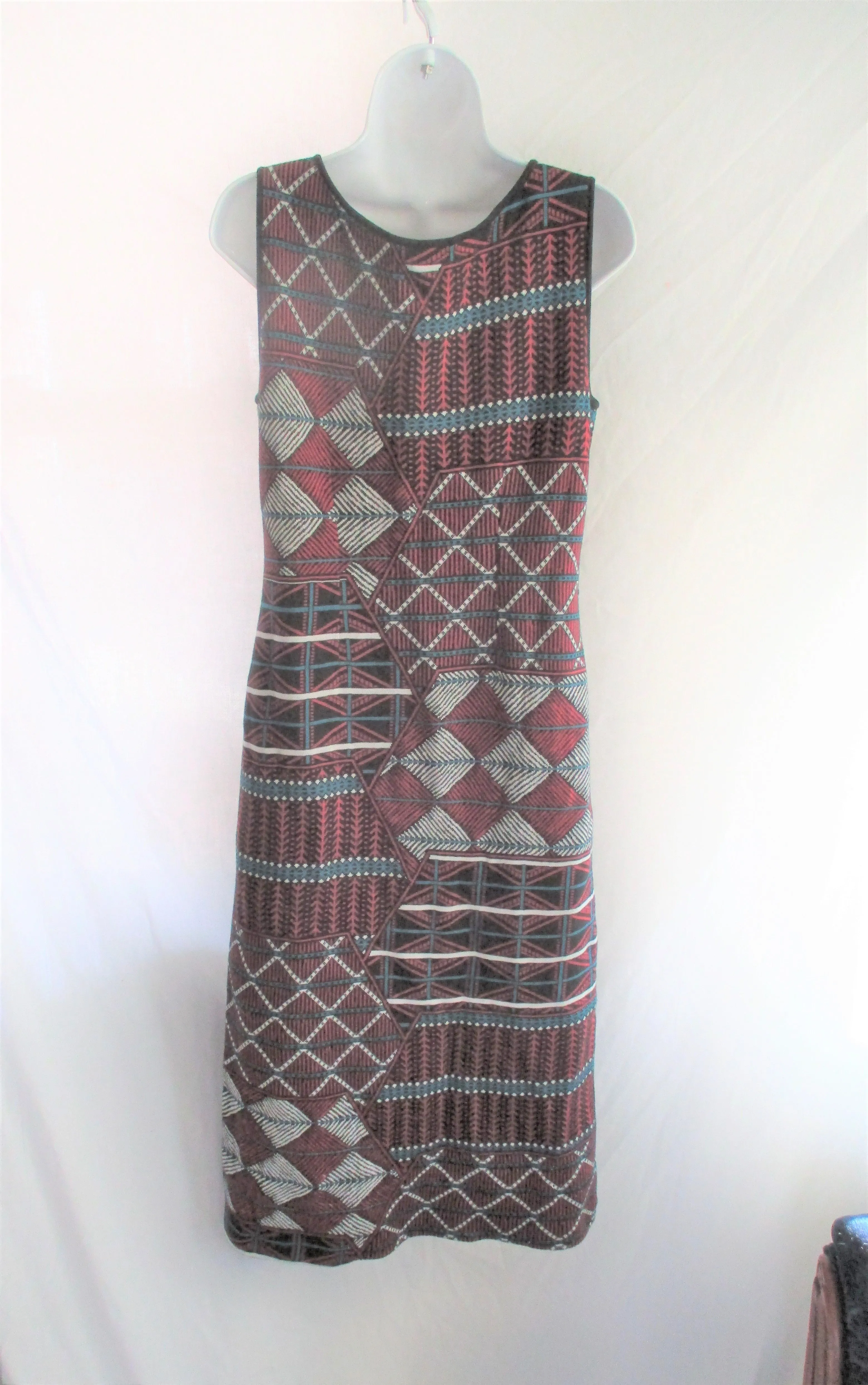 NEW PERUVIAN CONNECTION Knit Sweater Bodycon Dress Hippie Boho M
