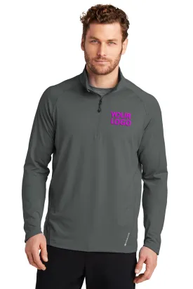 OGIO ENDURANCE Radius Custom Quarter Zips, Gear Grey
