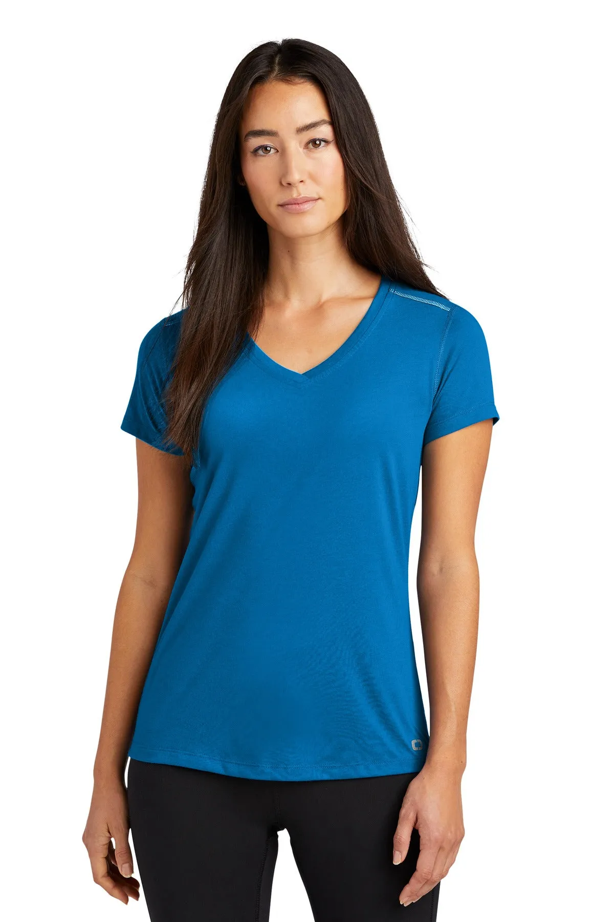 OGIO Ladies Peak V-Neck Tee. LOE337