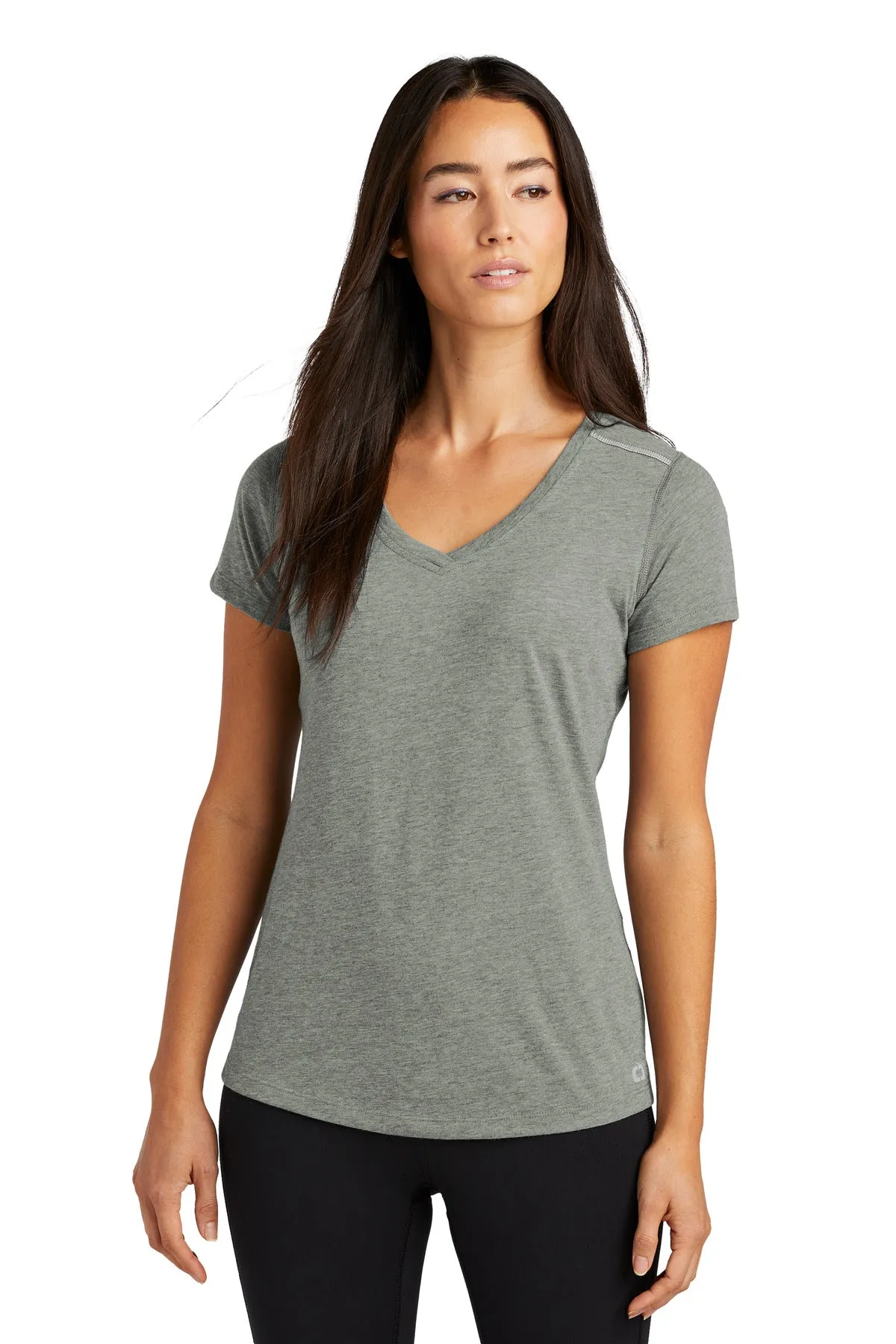 OGIO Ladies Peak V-Neck Tee. LOE337