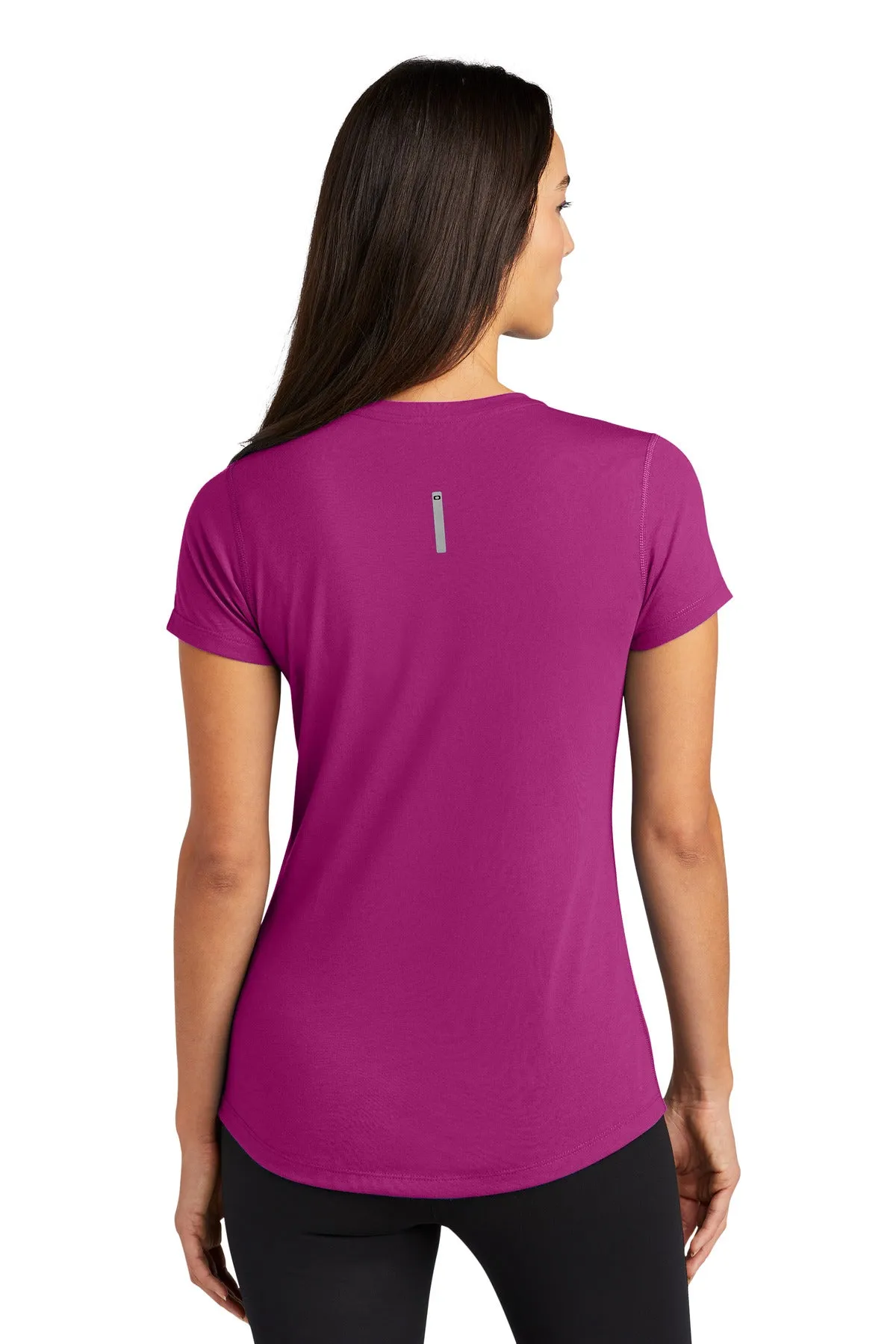 OGIO Ladies Peak V-Neck Tee. LOE337