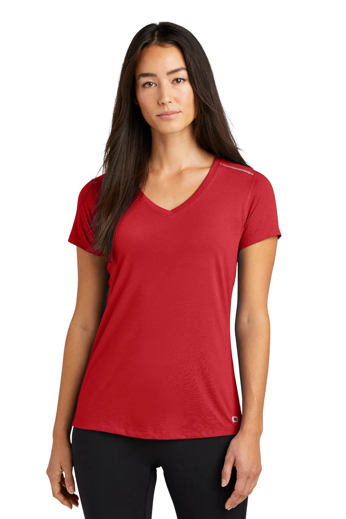 OGIO Ladies Peak V-Neck Tee. LOE337