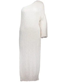 One Sleeve Sweater Dress Top