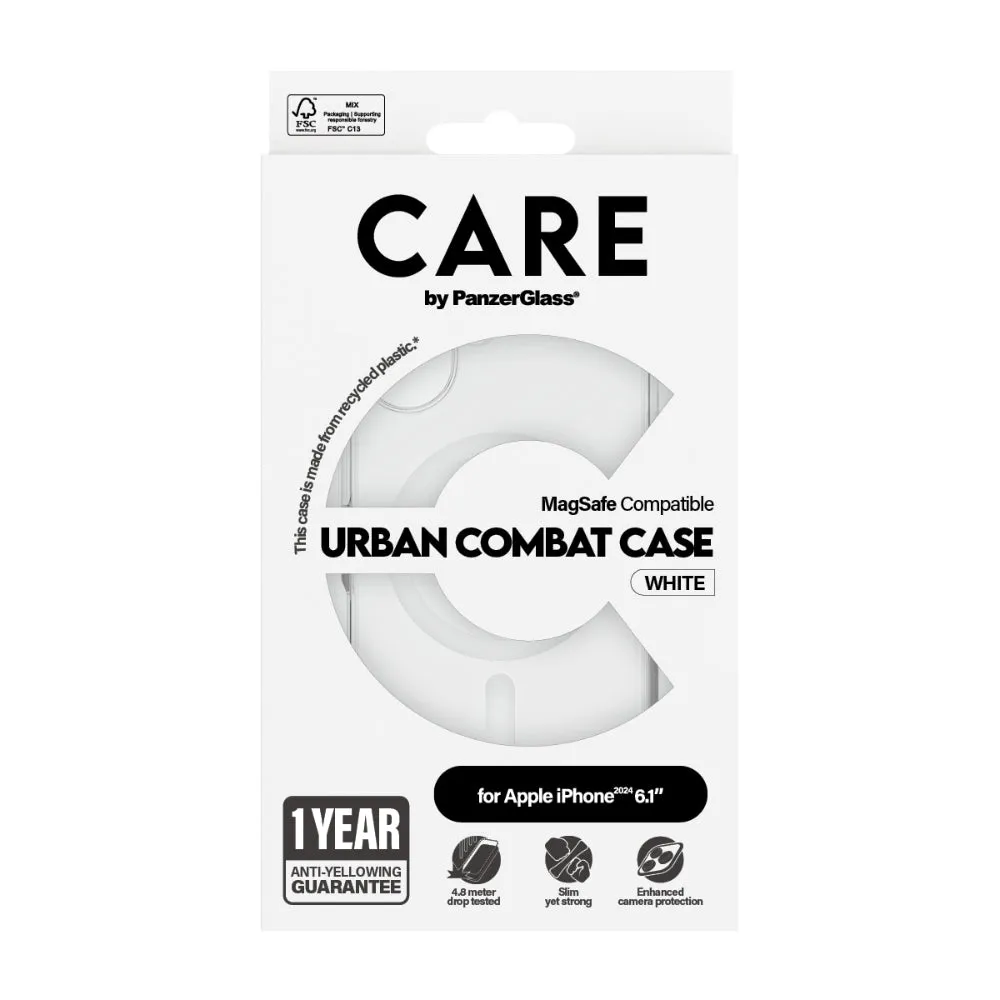 [OPEN BOX] PANZERGLASS Care iPhone 16 MagSafe Case Flagship White