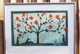 Päivi Somppi -Finish print maker the Guardians of the cornation tree