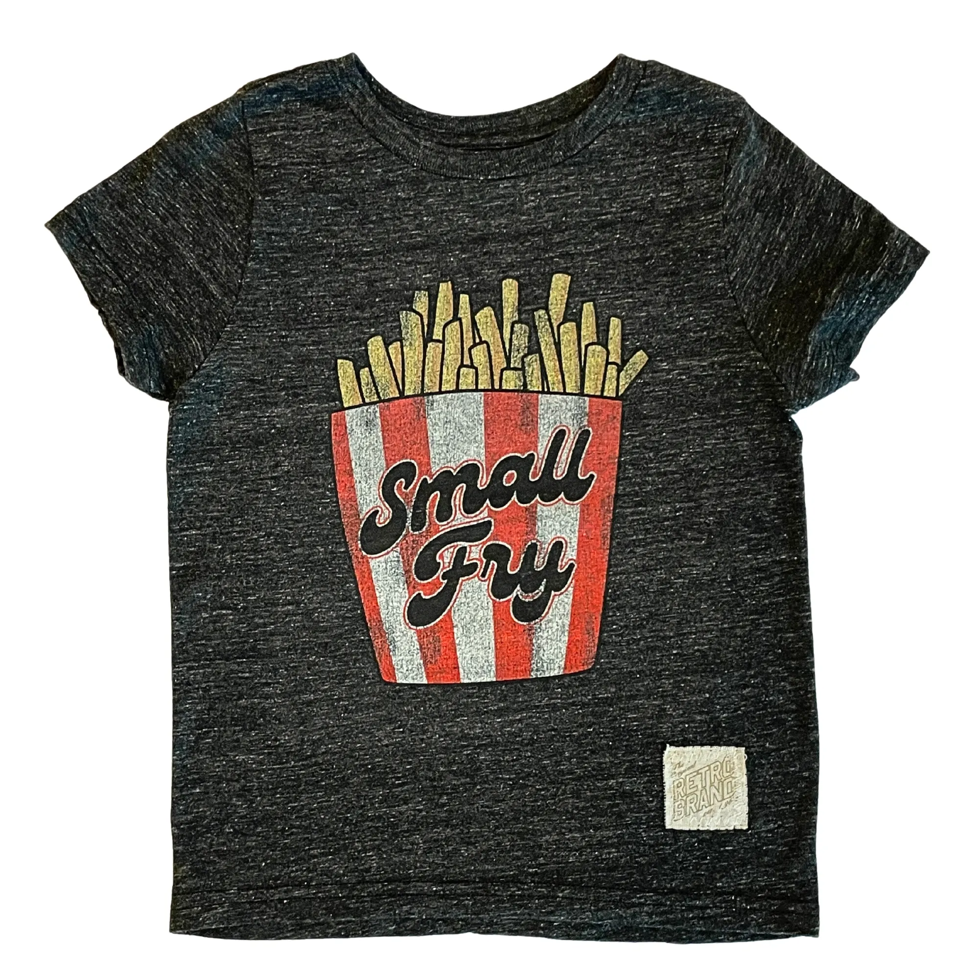 Retro Brand - Small Fry Tee in Charcoal