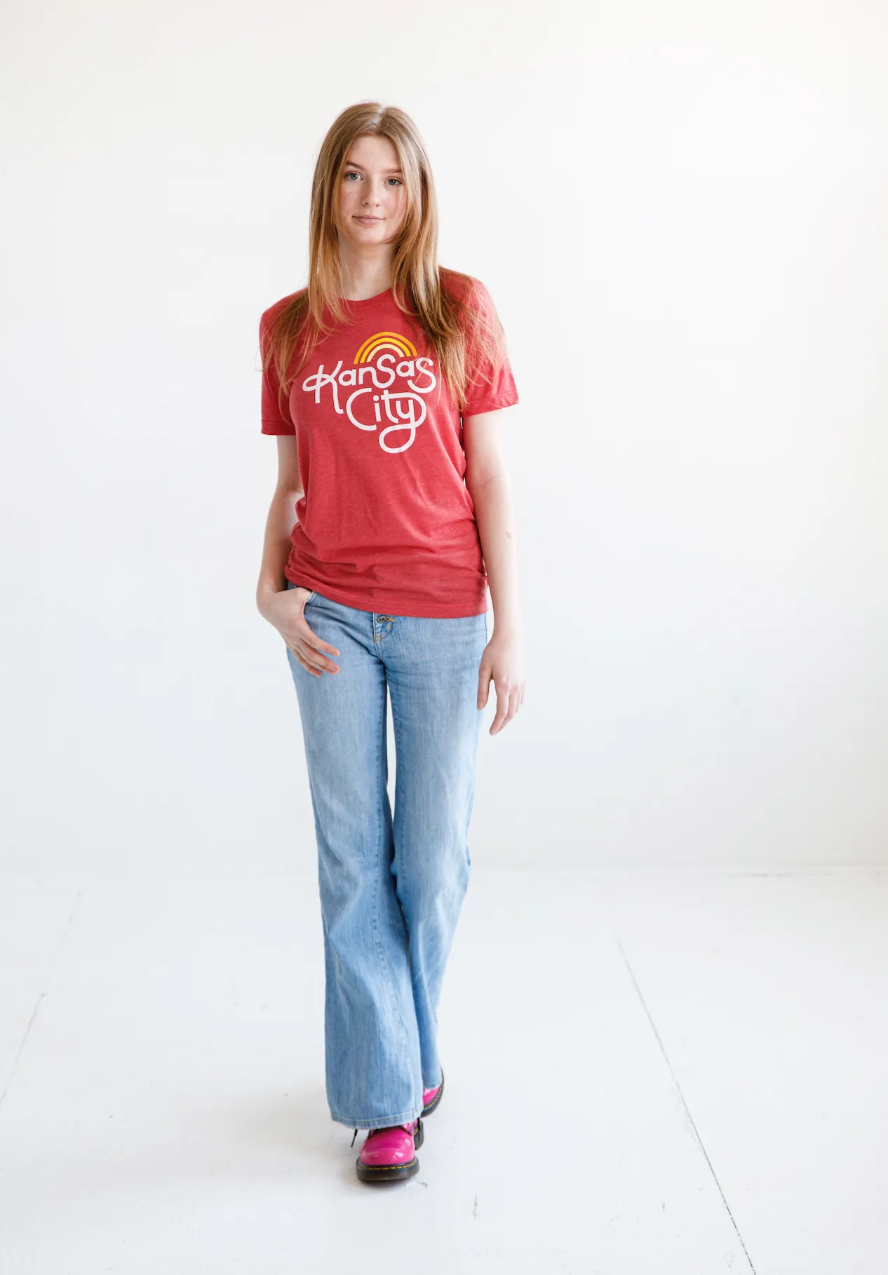 Retro Kansas City T-Shirt - Red