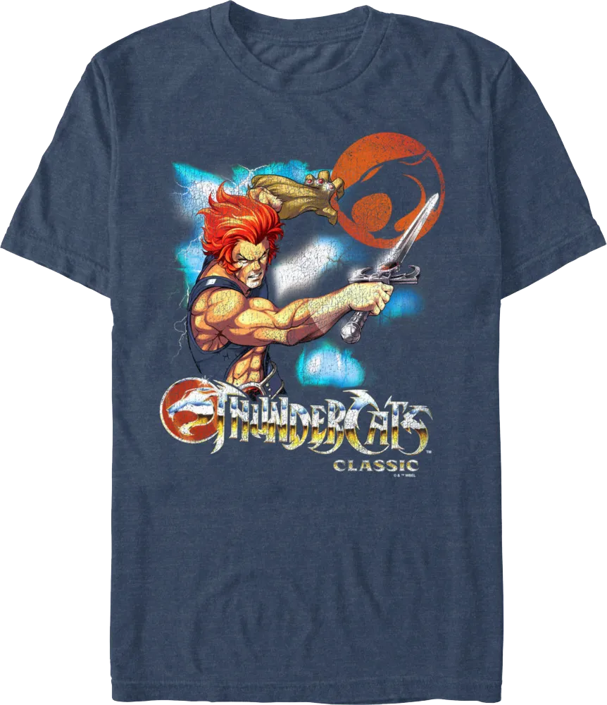 Retro Lion-O Sword of Omens ThunderCats T-Shirt