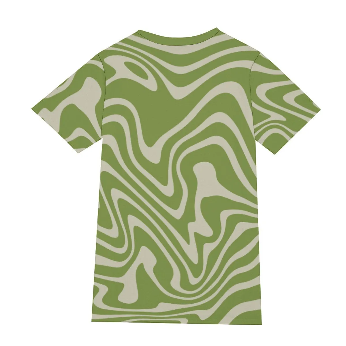 Retro T-Shirt Men, 100% Cotton T-shirt, Men's Green Top, Vintage style t-shirt, 70s Style Top, Stripe T-shirt Men