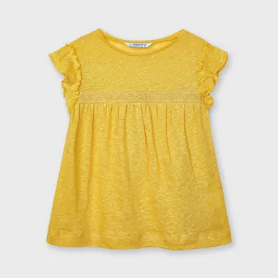 Short Sleeve Linen T-Shirt