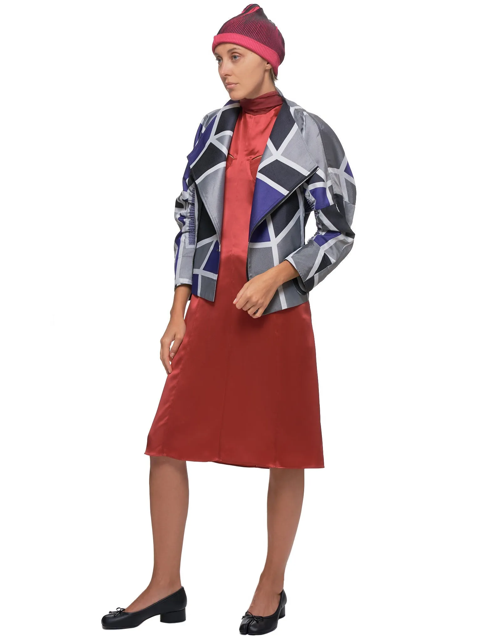 Silk Dress (DMW6DR3-BERRY-RED)