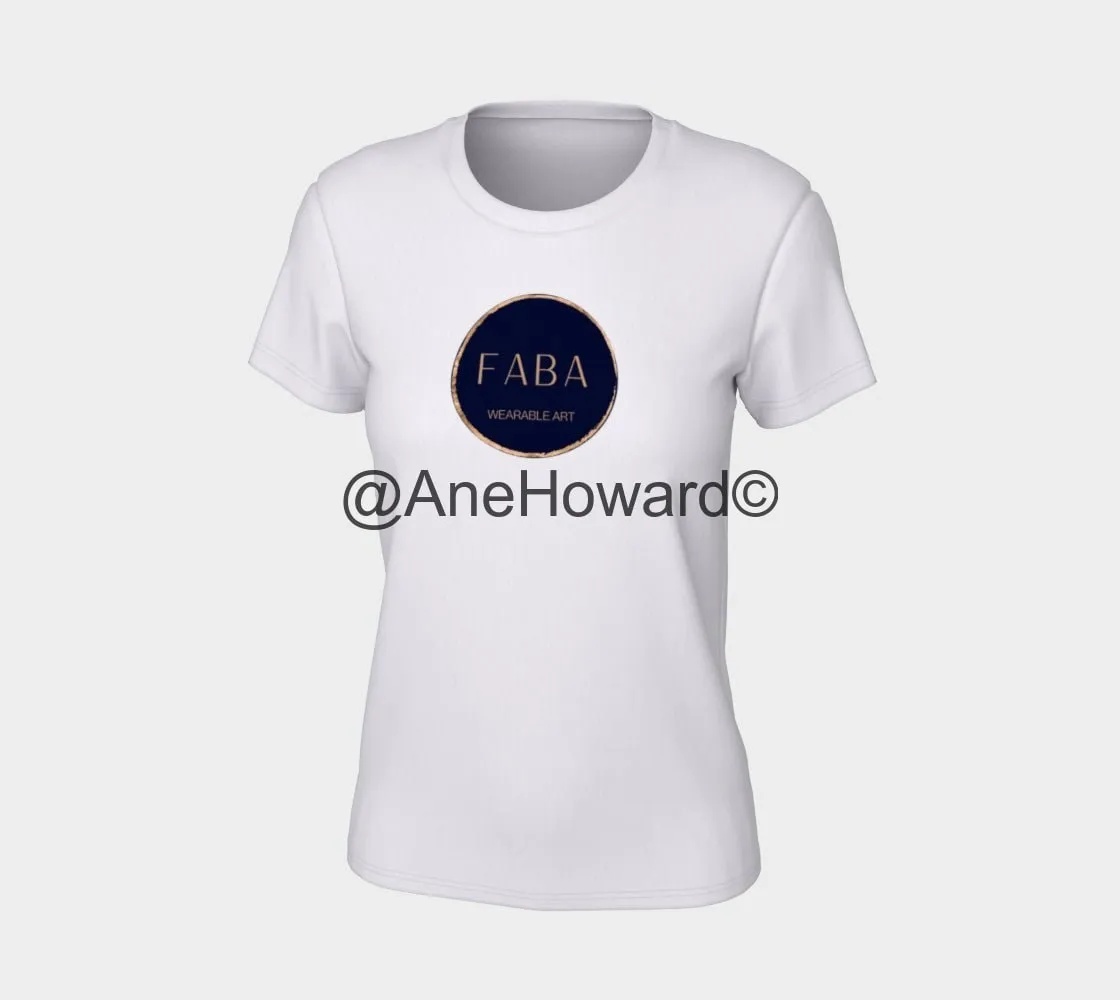 Slim Fit Cotton T-shirt  FABA Blue Copper
