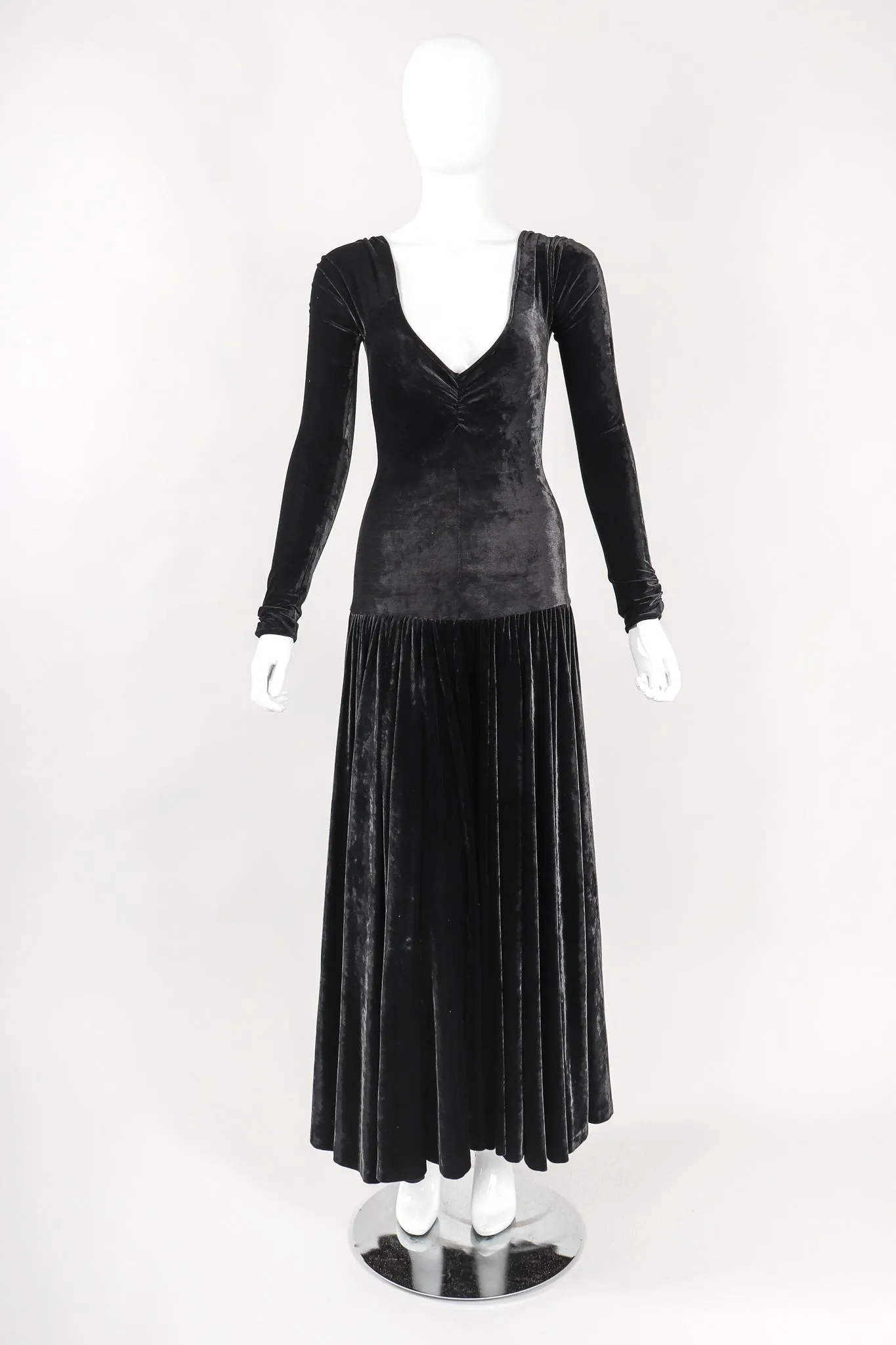 Stretch Velvet Dance Dress