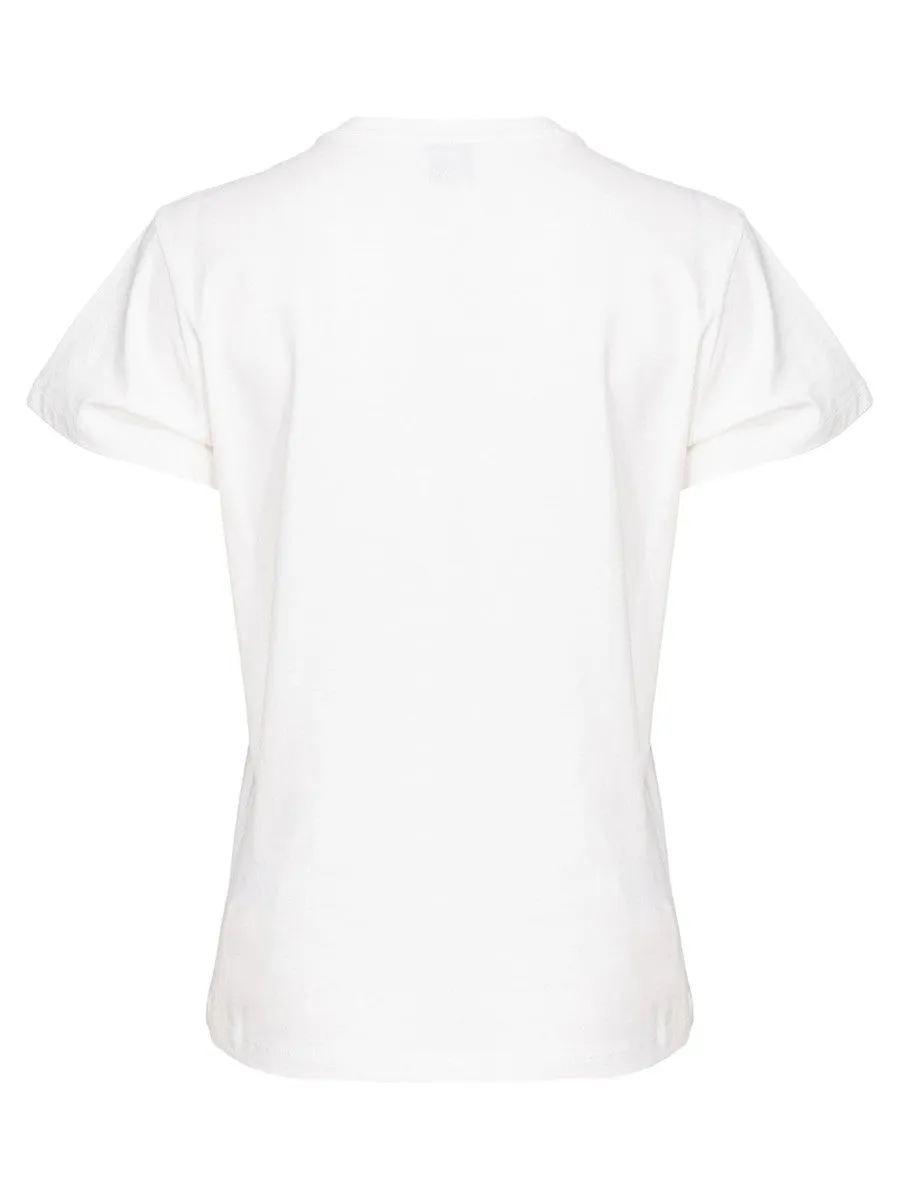 T-Shirt "Vanilla Sky" con Ricamo Rodeo