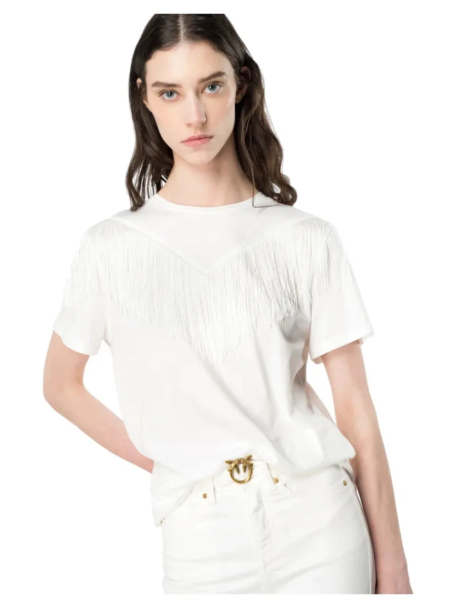 T-shirt Under World con Frange