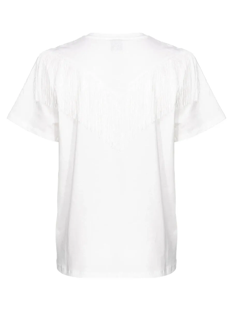 T-shirt Under World con Frange