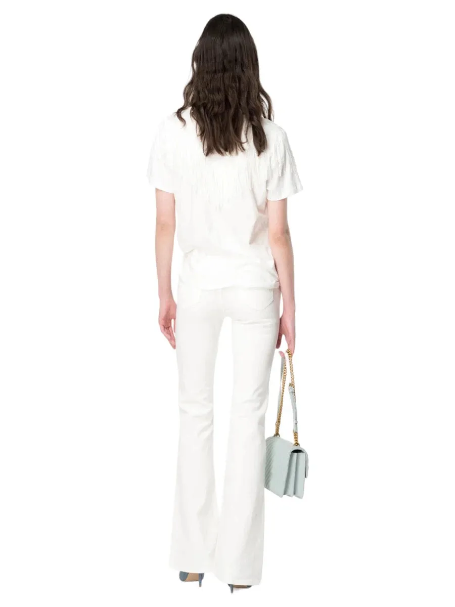 T-shirt Under World con Frange