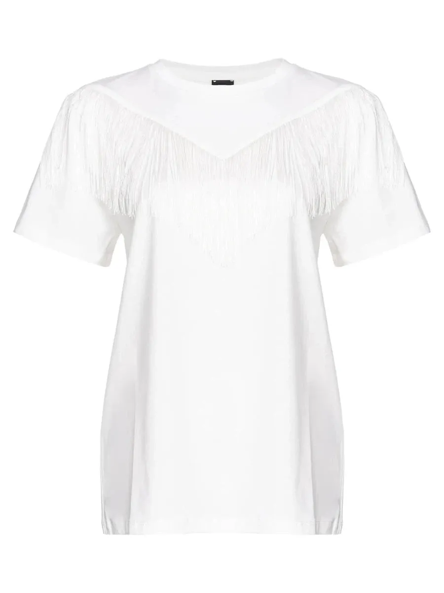 T-shirt Under World con Frange