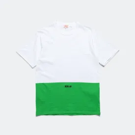 T-Shirt x UP THERE - White/Fern Green