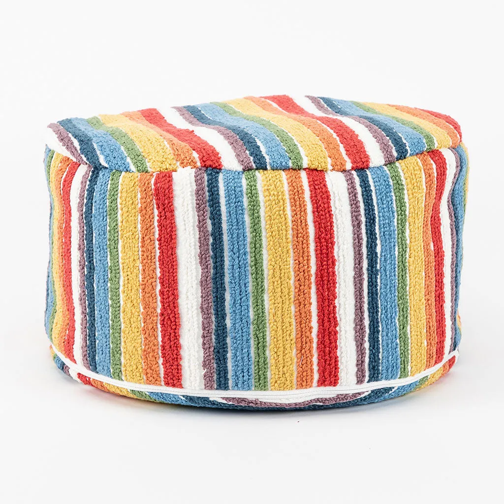 Textured Stripe Buckwheat Hull Zafu - COVER ONLY