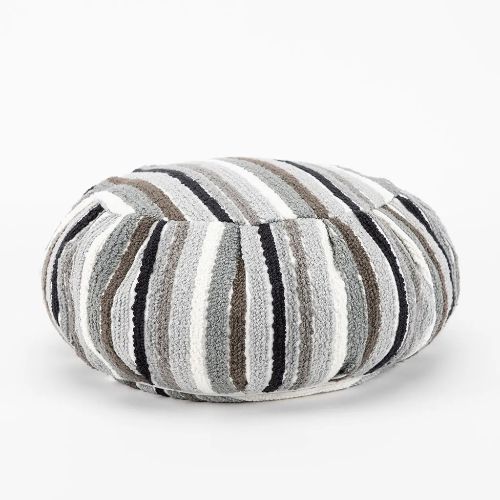 Textured Stripe Buckwheat Hull Zafu - COVER ONLY