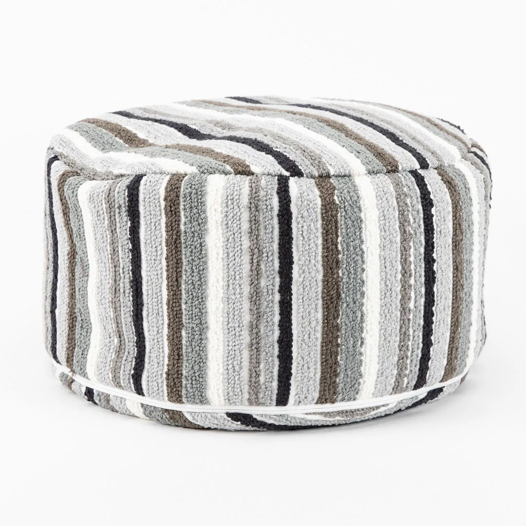 Textured Stripe Buckwheat Hull Zafu - COVER ONLY