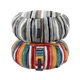 Textured Stripe Buckwheat Hull Zafu - COVER ONLY