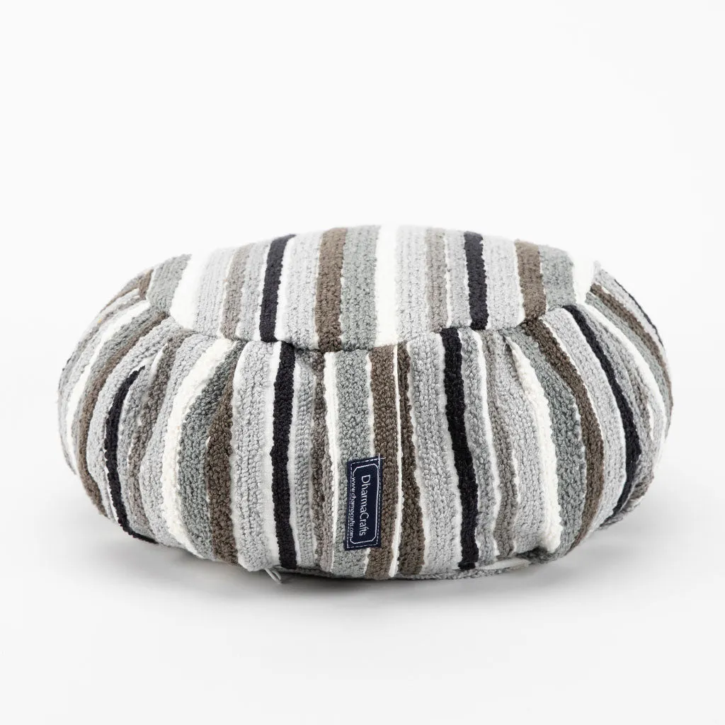 Textured Stripe Buckwheat Hull Zafu - COVER ONLY