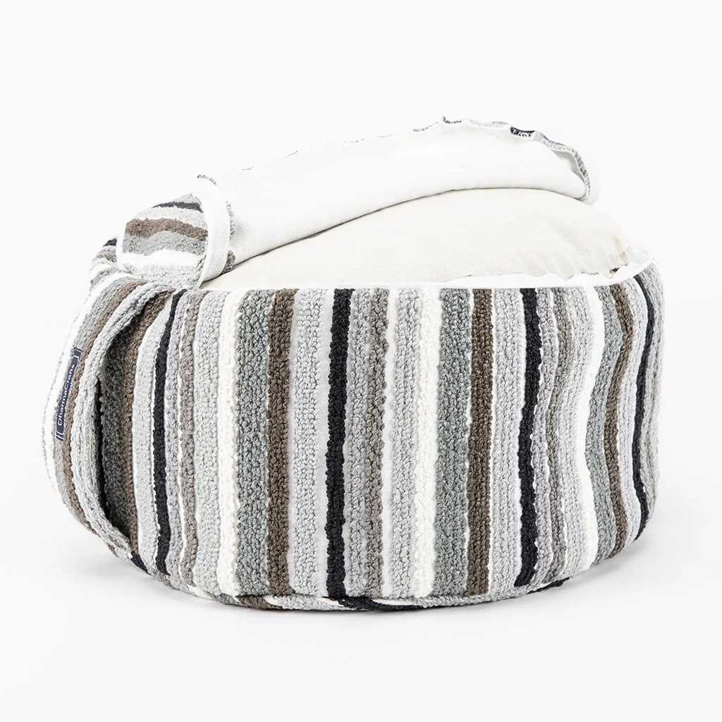 Textured Stripe Buckwheat Hull Zafu - COVER ONLY