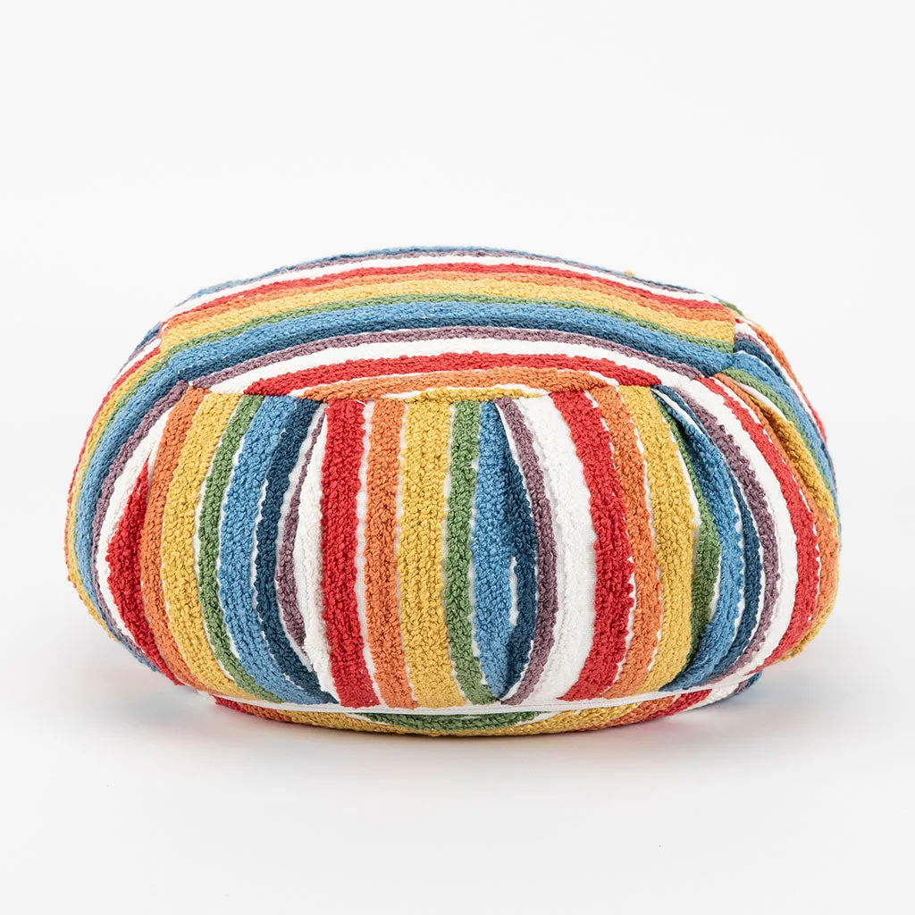 Textured Stripe Buckwheat Hull Zafu - COVER ONLY