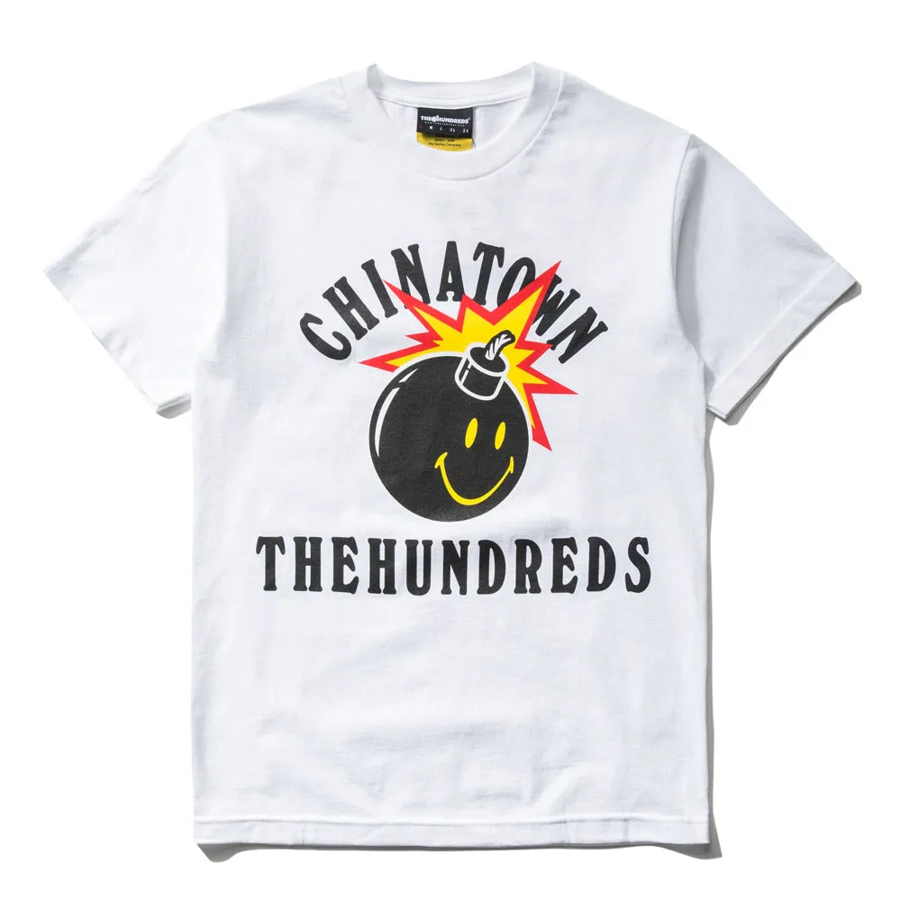The Hundreds x Chinatown Market Happy Adam T-Shirt (White)