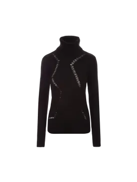 Turtleneck Mohair Sweater