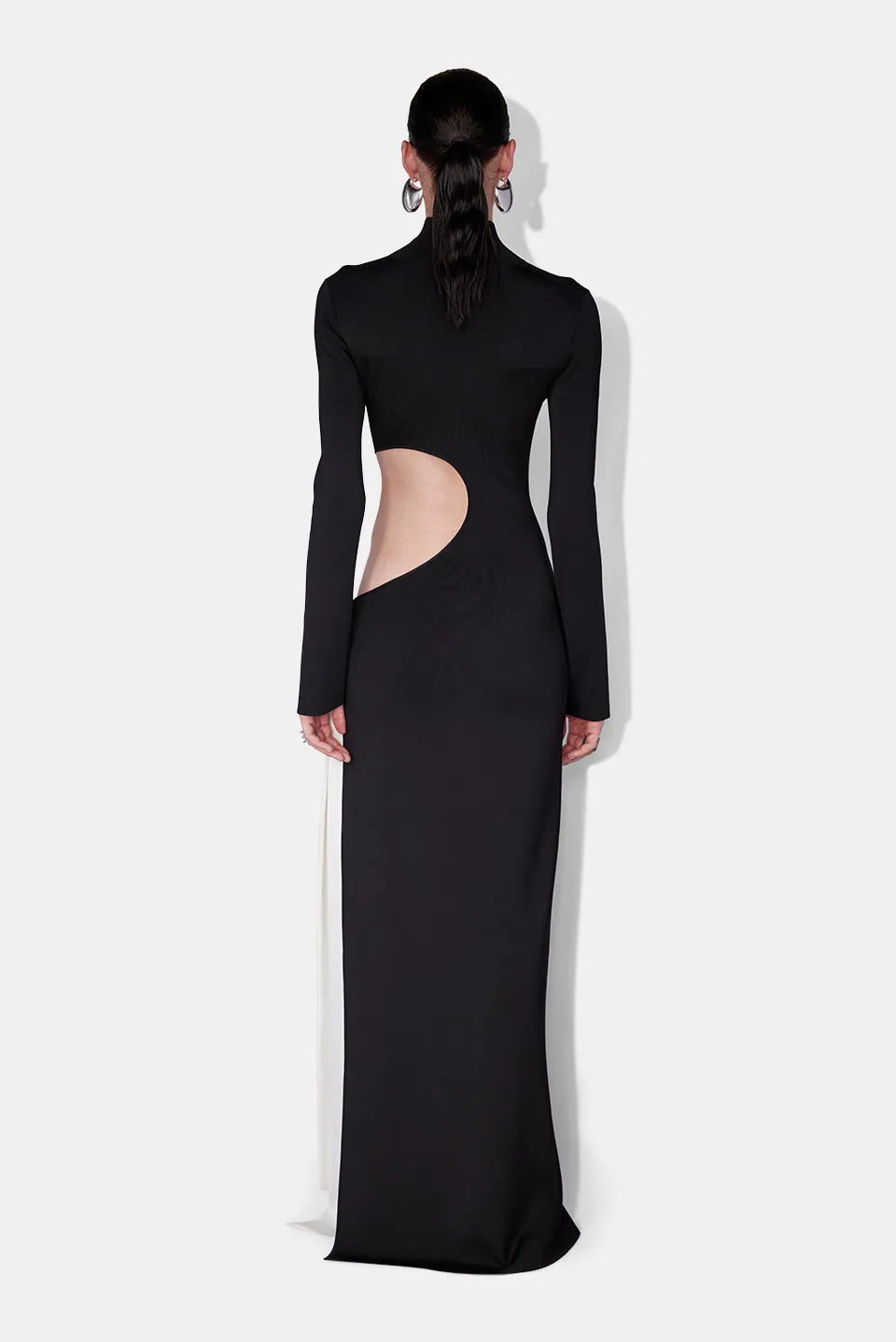 Twisted Cindy Dress - Black & White