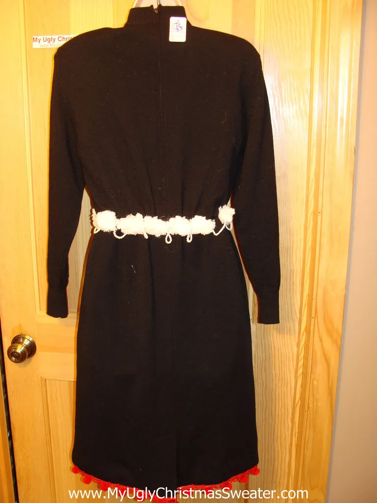 Ugly Christmas Sweater Party Tacky Dress (d33)