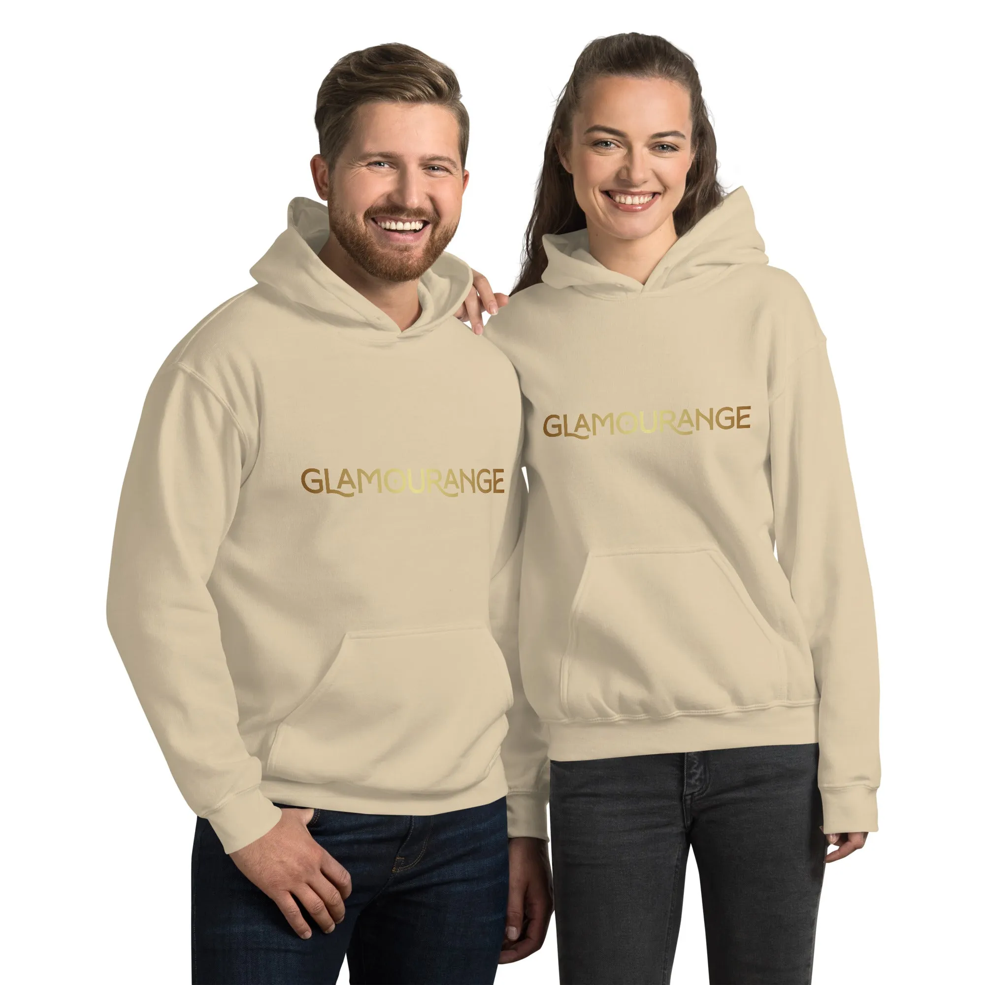 Unisex Hoodie (Glamourange Limited Editions: Large Logo Front Print - Model 001)