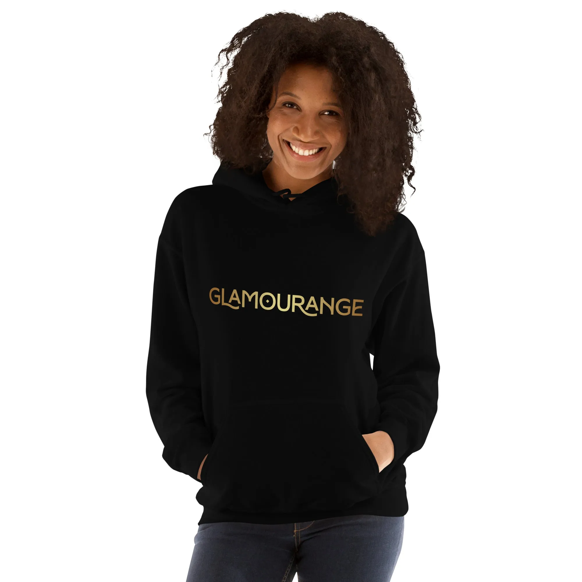 Unisex Hoodie (Glamourange Limited Editions: Large Logo Front Print - Model 001)