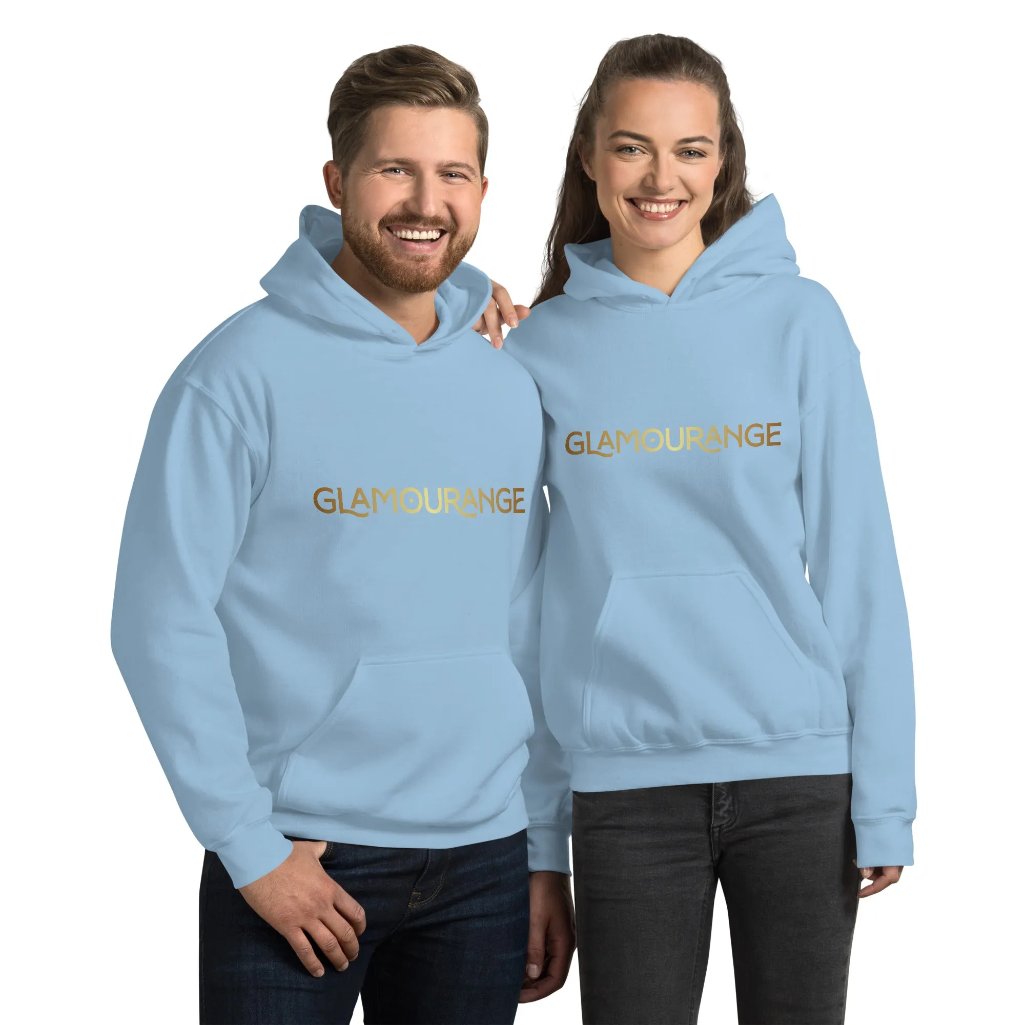 Unisex Hoodie (Glamourange Limited Editions: Large Logo Front Print - Model 001)