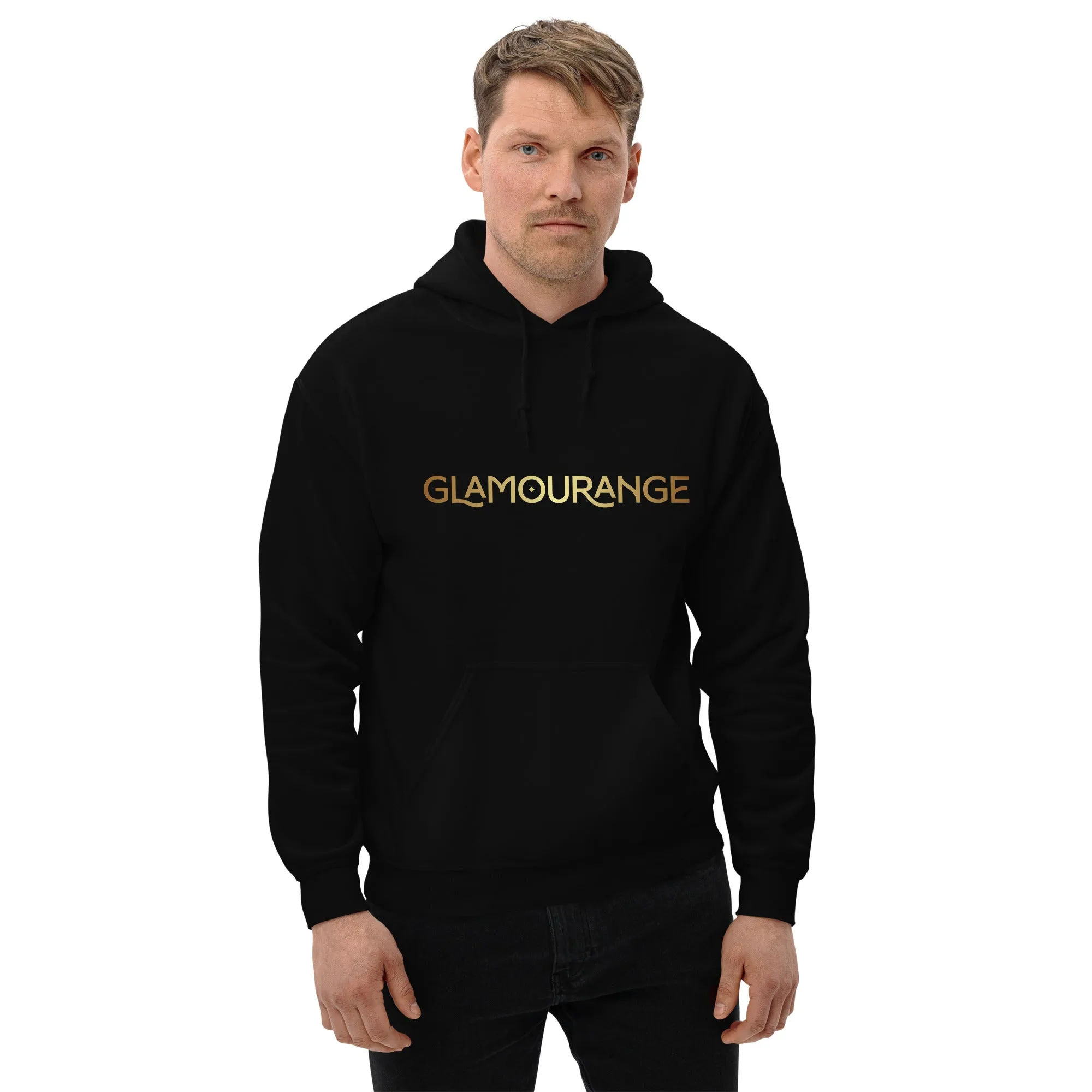 Unisex Hoodie (Glamourange Limited Editions: Large Logo Front Print - Model 001)