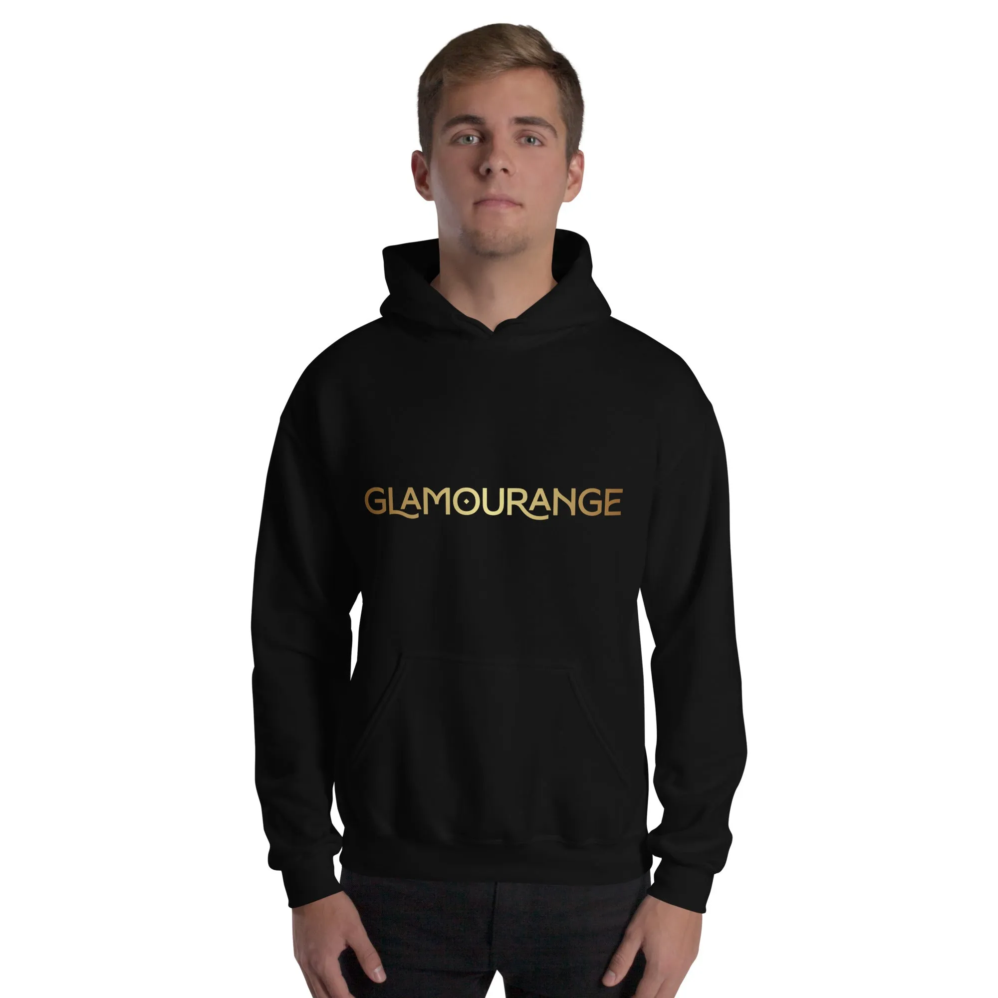 Unisex Hoodie (Glamourange Limited Editions: Large Logo Front Print - Model 001)