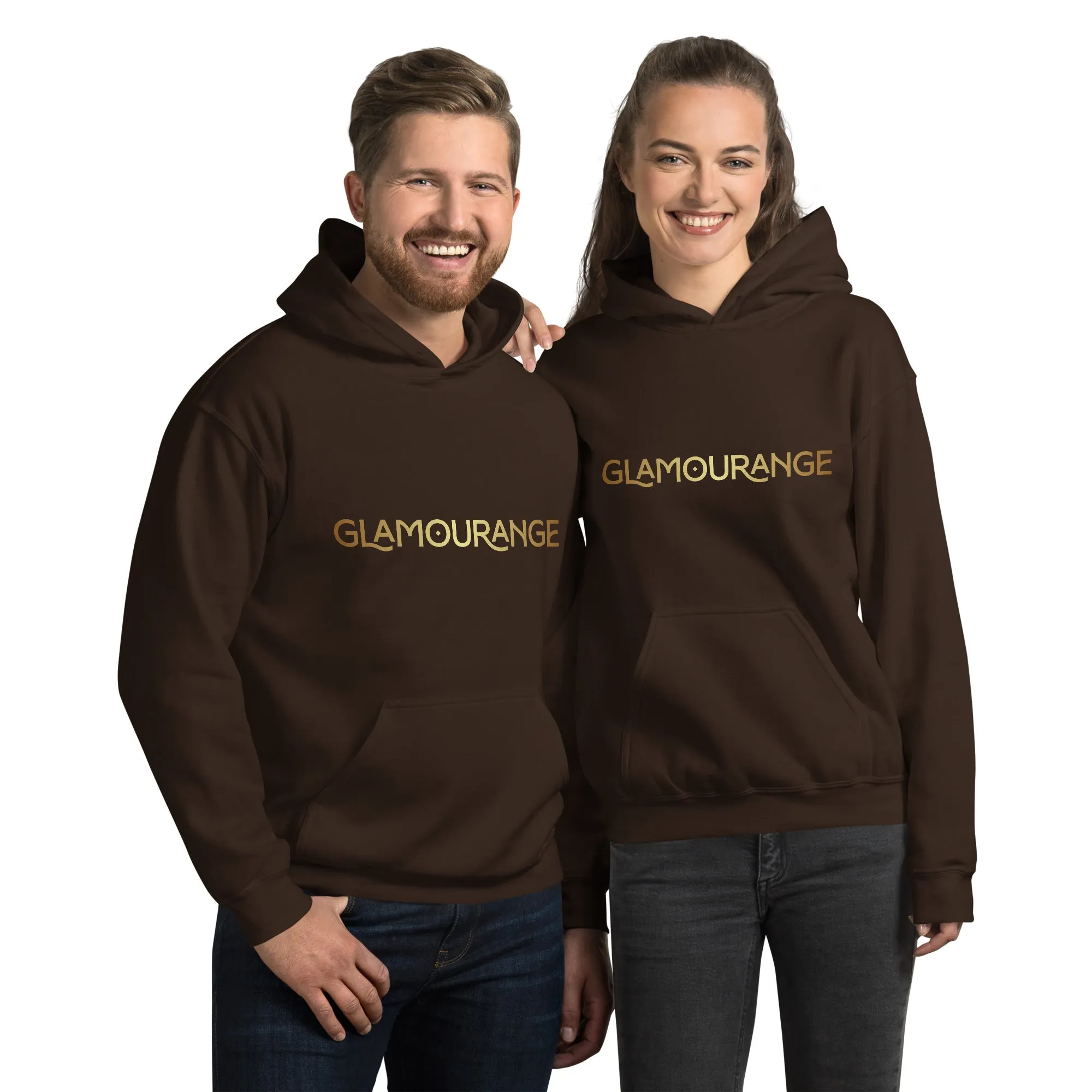 Unisex Hoodie (Glamourange Limited Editions: Large Logo Front Print - Model 001)