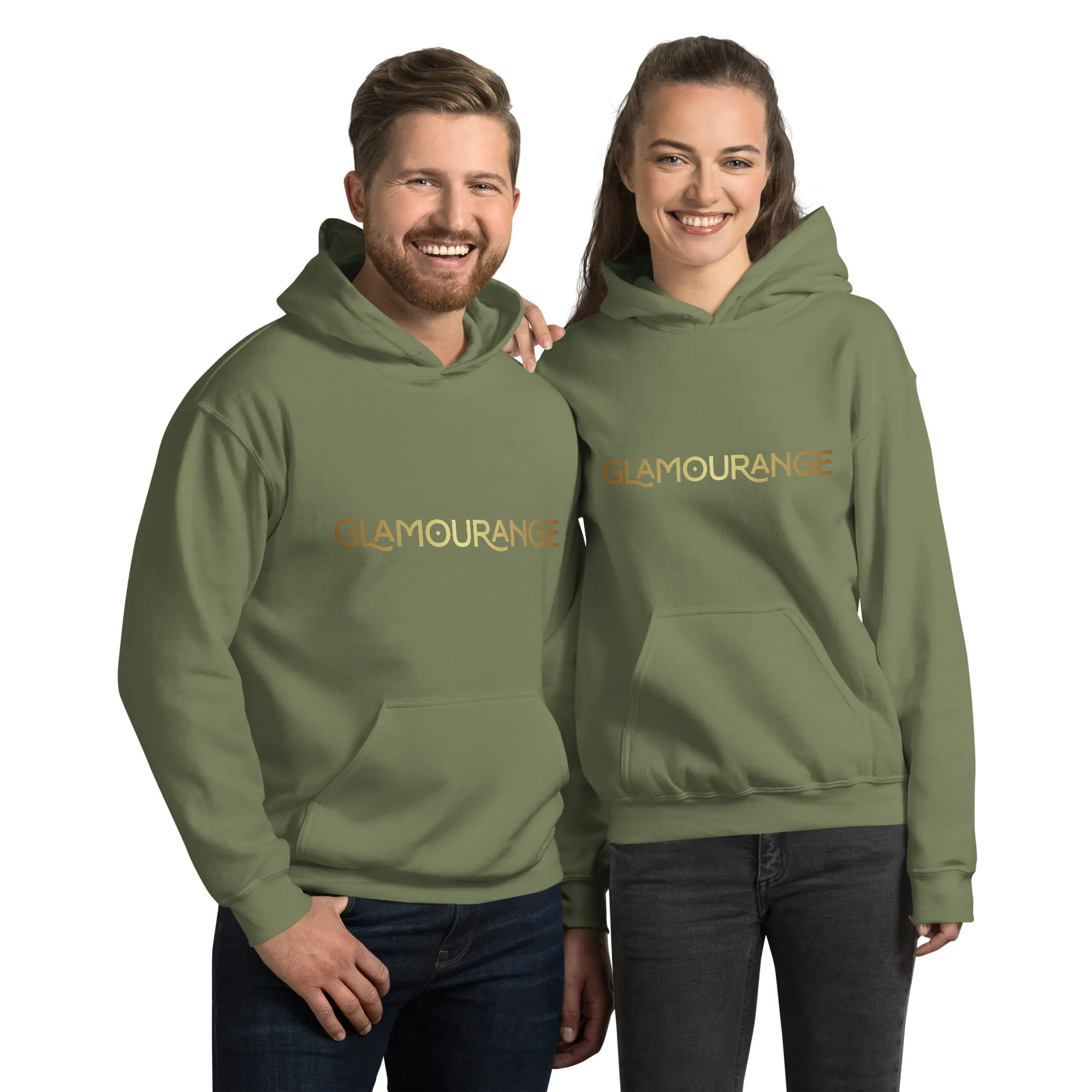 Unisex Hoodie (Glamourange Limited Editions: Large Logo Front Print - Model 001)