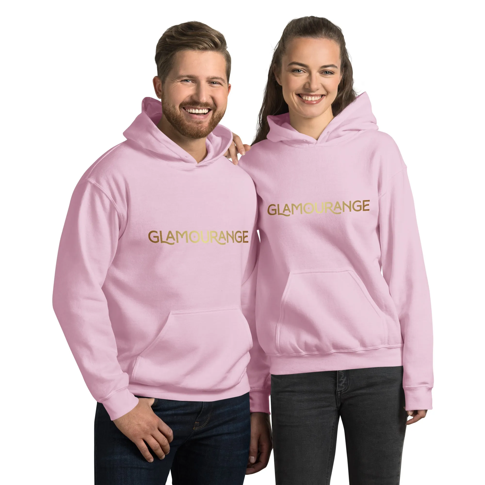 Unisex Hoodie (Glamourange Limited Editions: Large Logo Front Print - Model 001)