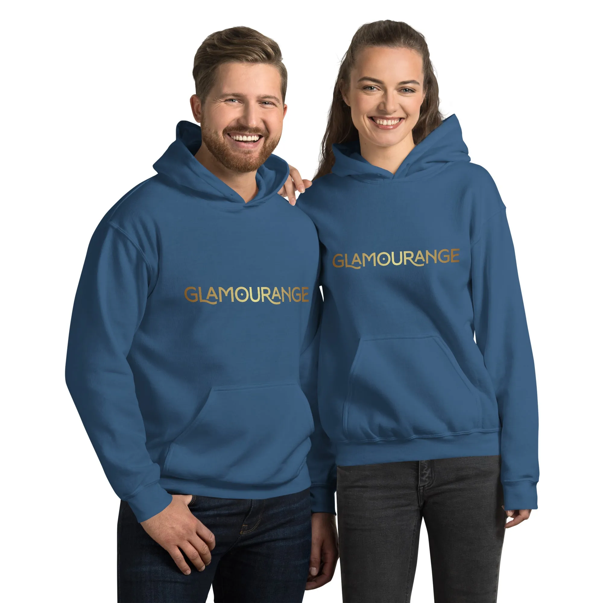 Unisex Hoodie (Glamourange Limited Editions: Large Logo Front Print - Model 001)