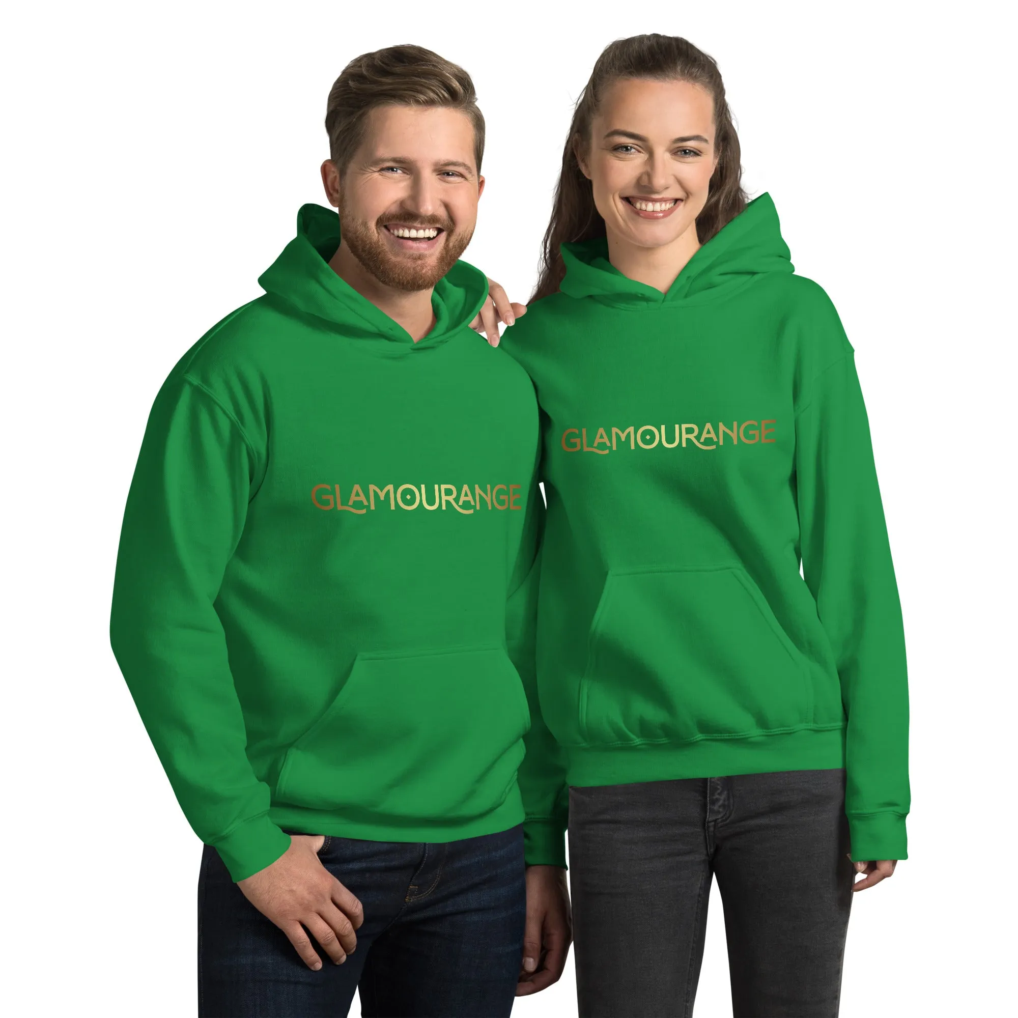 Unisex Hoodie (Glamourange Limited Editions: Large Logo Front Print - Model 001)