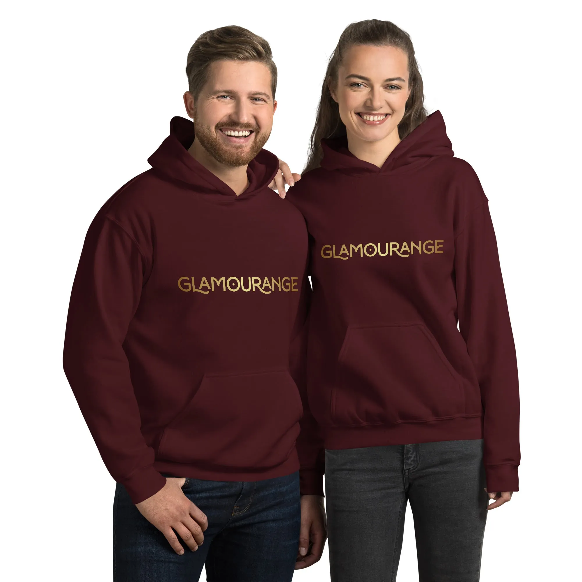 Unisex Hoodie (Glamourange Limited Editions: Large Logo Front Print - Model 001)
