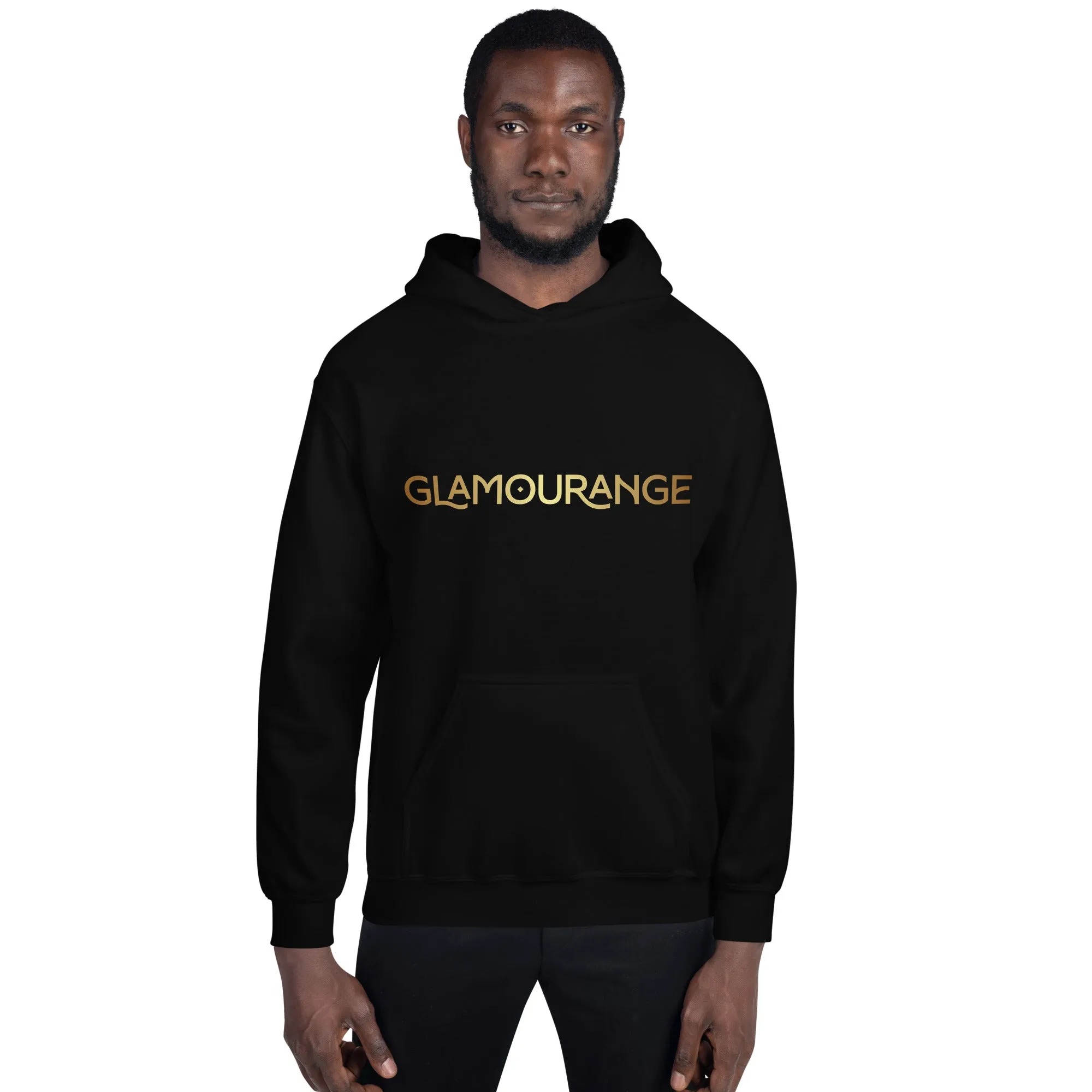 Unisex Hoodie (Glamourange Limited Editions: Large Logo Front Print - Model 001)