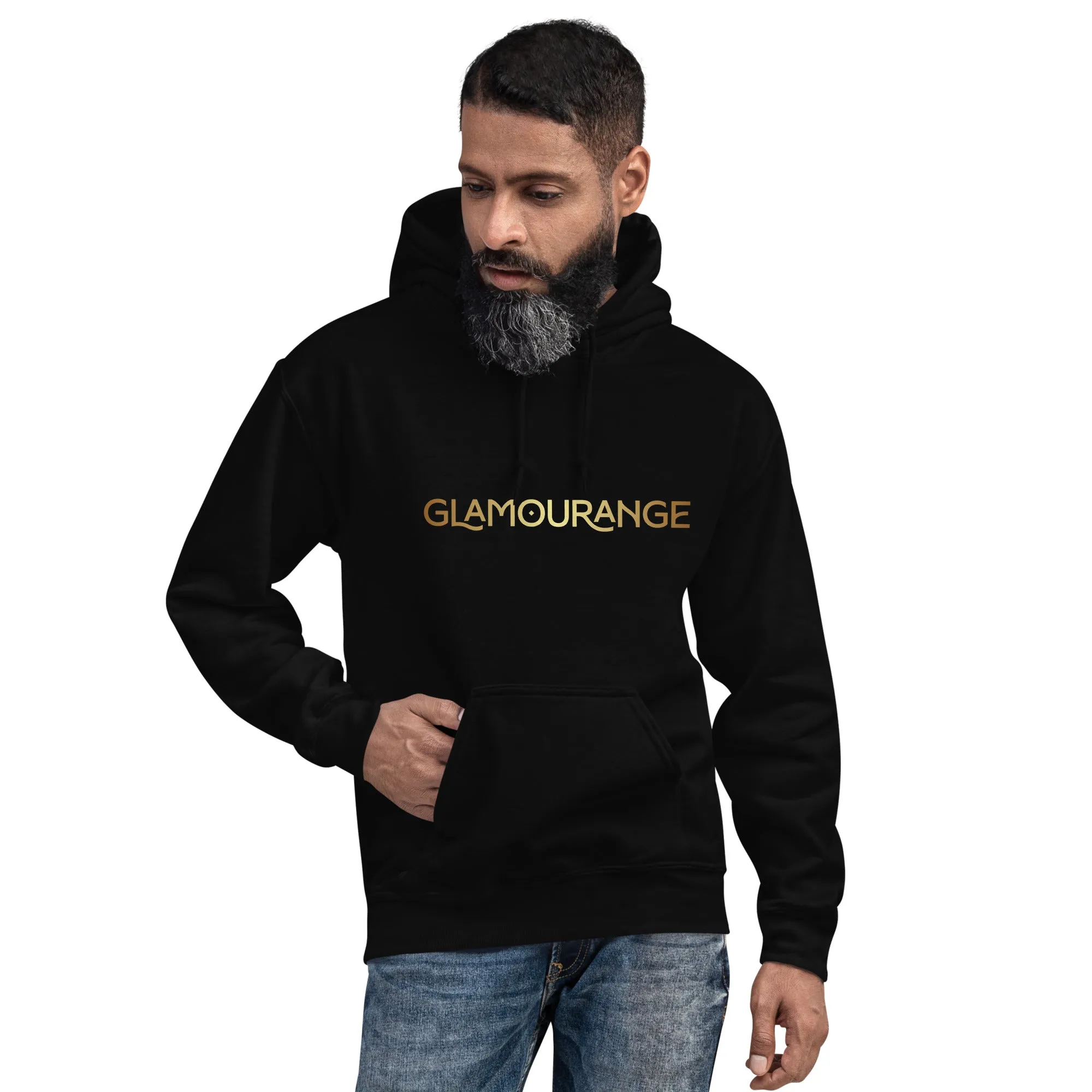 Unisex Hoodie (Glamourange Limited Editions: Large Logo Front Print - Model 001)