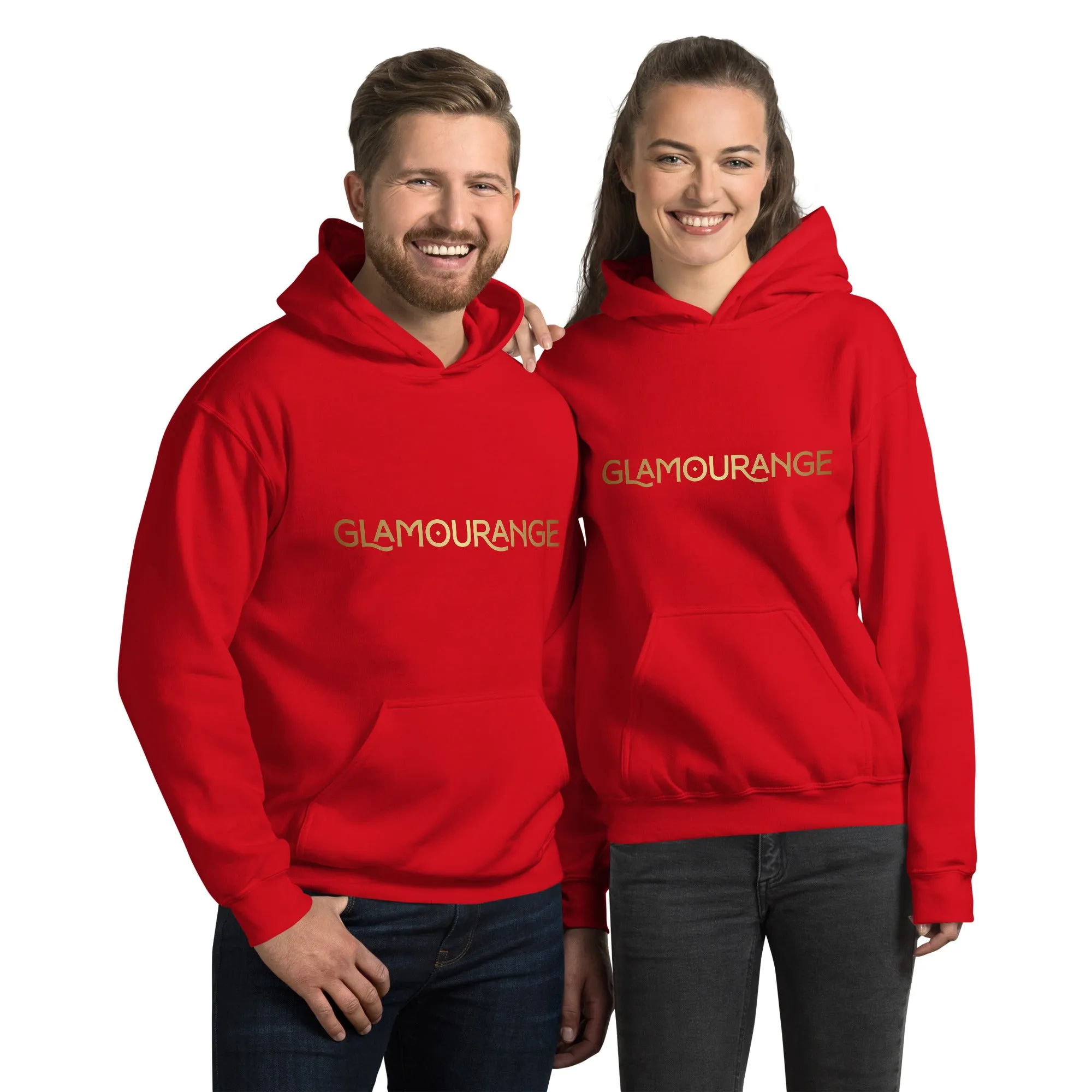 Unisex Hoodie (Glamourange Limited Editions: Large Logo Front Print - Model 001)